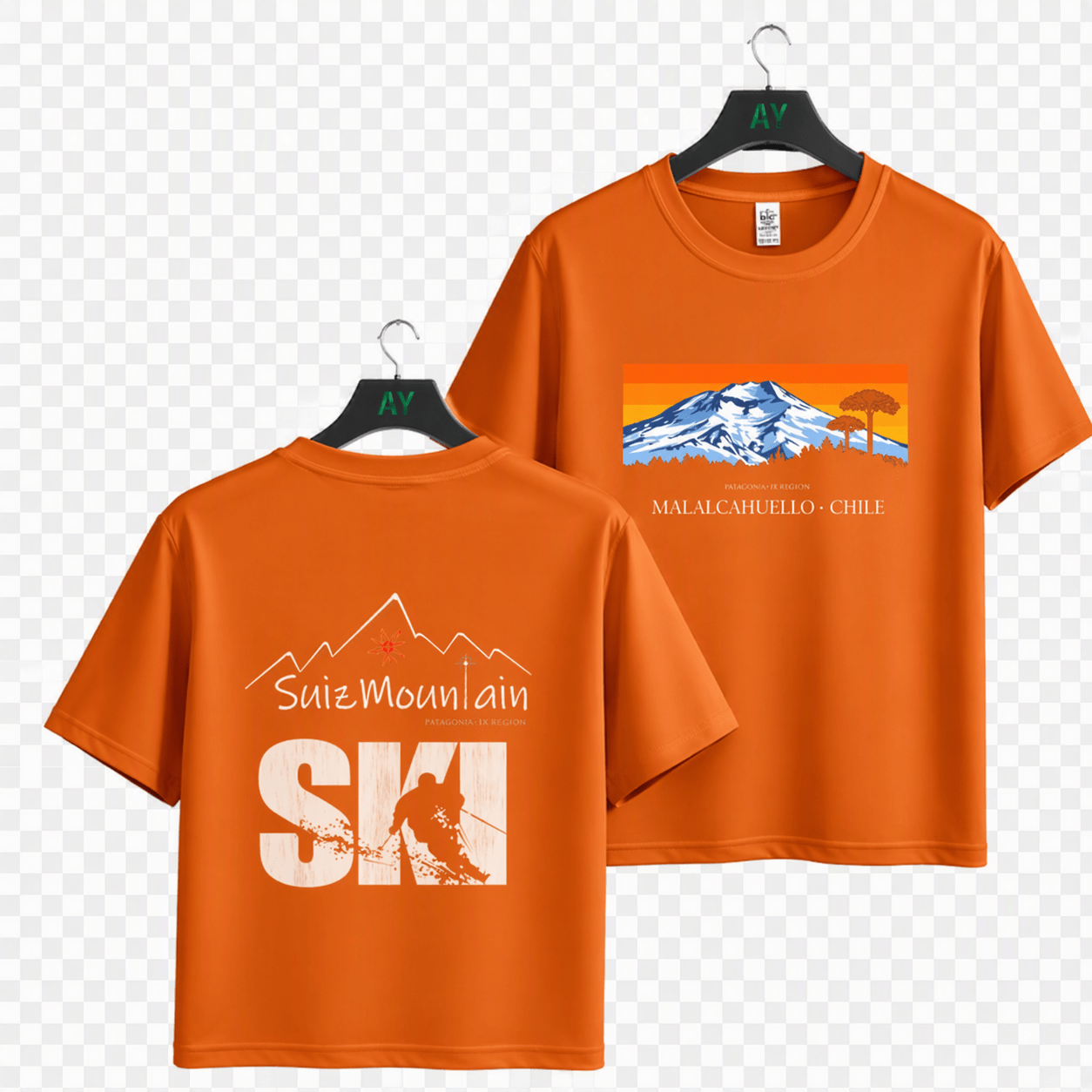 Polera Suizmountain Naranja