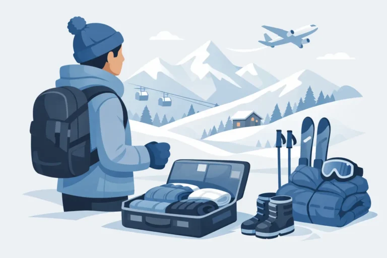 Cómo viajar ligero a la nieve sin pasar frío