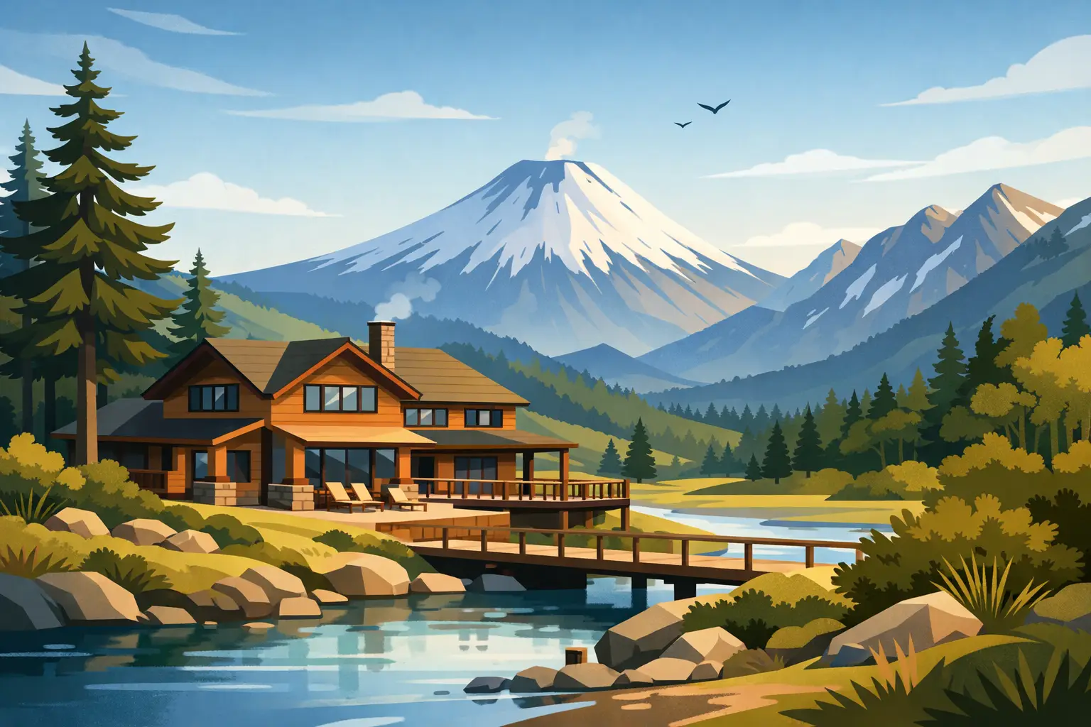 Hostal de montaña para vivir Malalcahuello