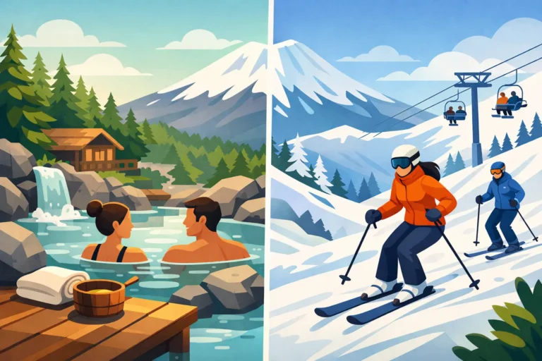 Termas o ski en Malalcahuello, ¿qué eliges?
